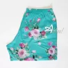 Pantaloncino pigiama estivo con fiori verde MagicDream