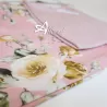 Pigiama estivo con fiori top + pantaloncino rosa skyn rose MagicDream