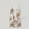 Camicia da notte donna babydoll in fibra mussola floreale MagicDream