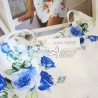 Camicia da notte donna babydoll in fibra mussola floreale MagicDream lapis