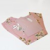 Pigiama donna estivo a fiori skyn rose in bamboo maglietta + pantalone lungo MagicDream
