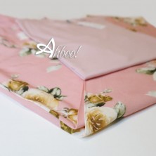 Pigiama da donna estivo a fiori skyn rose in bamboo lungo MagicDream