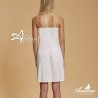 Sottoveste nera in pizzo Andra Lingerie 85 bianca e seta anche taglie forti