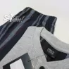 Pigiama uomo pantalone corto stampato righe Enrico Coveri