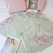 Vestaglia da camera + camicia da notte donna composé Andra lingerie