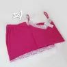 Pigiama da donna corto estivo MagicDream flamingo canottiera e pantaloncino