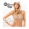 Reggiseno balconcino senza ferretto infiore sollievo the shape Stile