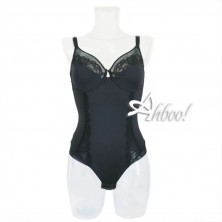 Body donna microfibra inserti pizzo Lepel Belseno Allure Coppa C
