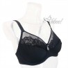 nuovo reggiseno a balconcino blu in pizzo Lepel Belseno Allure Coppa C e D