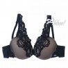 Reggiseno a balconcino imbottito bralette in pizzo infiore intimo donna