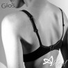 Reggiseno cotone con ferretto GIOS Essenza nero foto retro