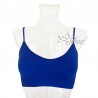 reggiseno brassiere in microfibra colorate made in Italy blu