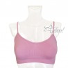 reggiseno brassiere in microfibra colorate made in Italy rosa