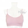 reggiseno brassiere in microfibra colorate made in Italy rosa chiaro