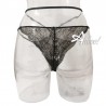 Reggiseno sexy push up + brasiliana string Lormar nero xmas