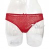 Jadea babydoll rosso in tulle glitter + brasiliana