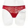 Jadea babydoll rosso in tulle e pizzo + perizoma