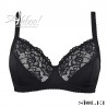 SièLei reggiseno senza ferretto 940 COPPA C nero