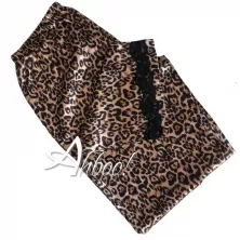 pantalone del pigiama in satin fantasia animalier love&bra 73799
