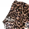 dettaglio arricciatura in vita pigiama in satin fantasia animalier love&bra 73799