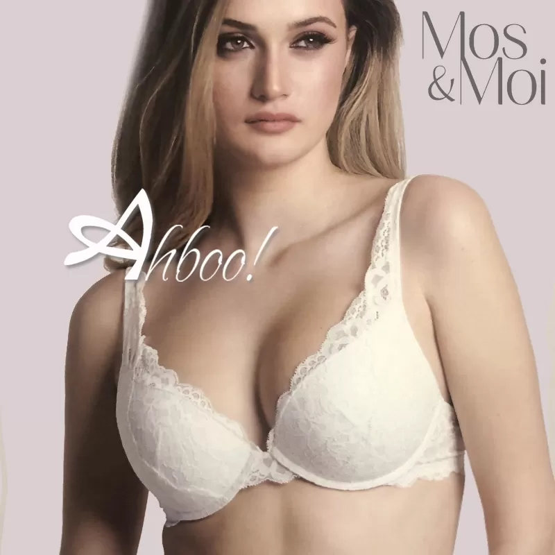 Reggiseno Mos&Moi 6925W Bianco – Push-up sensuale in pizzo