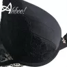 Reggiseno 6939W Mos&Moi, Eleganza e comfort con pizzo raffinato e stellina in strass.