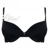 Reggiseno 6939W Mos&Moi - Ferretto, pizzo nero e dettagli in strass per uno stile sofisticato.