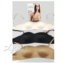 Reggiseno FEEL Lormar in Talco, Nero e Bronze