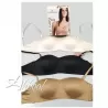 Reggiseno FEEL Lormar in Talco, Nero e Bronze