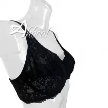 Reggiseno 491 Essere Lepel in Pizzo 3D Nero - Dettaglio Lato