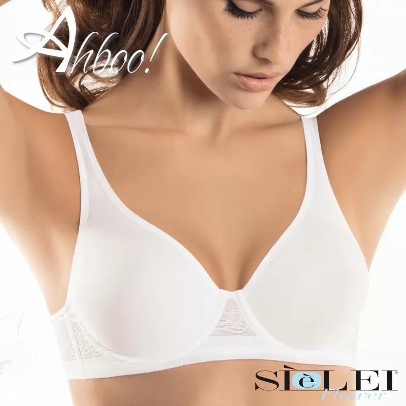 Reggiseno coppa C sfoderato SièLei Flower 2512