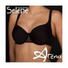 Reggiseno a balconcino Sara Selene Coppa D con tulle
