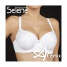 Reggiseno Norma Selene con coppe in tulle striato Coppa C