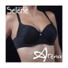 Reggiseno Norma Selene con coppe in tulle striato Coppa C