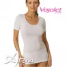 Maglia intima donna mezza manica costina filo di Scozia Vajolet 5254 3 pz