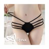 Slip donna con laccetti Butterfly Nero