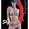 Coordinato Black Poison Caprice Lepel KARMA/AVANCE Avorio/Nero intimo sexy