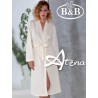 La vestaglia B&B 1350, in cotone 100% e produzione italiana