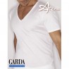 Maglia uomo filo di scozia collo V profondo Garda 0036