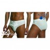 Slip in cotone New Age 06060 bianco e nero