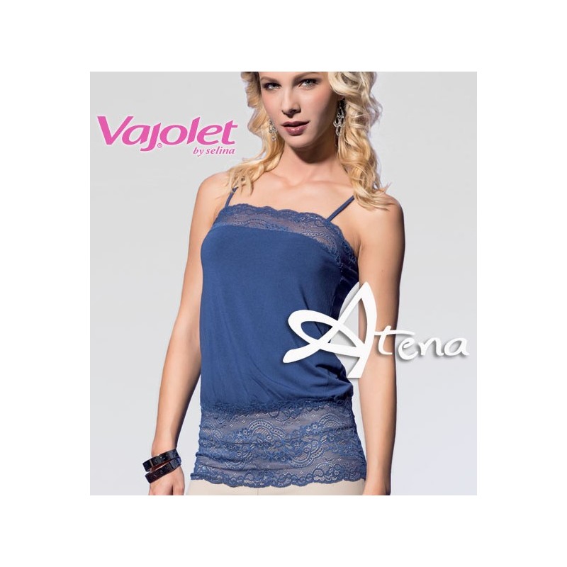 TOP SPALLINO SOTTILE e PIZZO VAJOLET SL13120