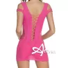 Mini abito Sexy donna in rete Jasmine Rosa