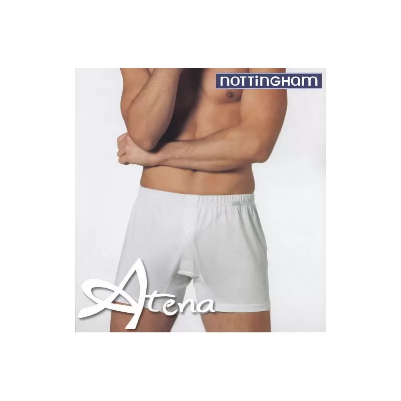 Boxer da uomo tinta unita con bottone Nottingham 12930