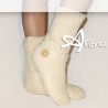 Pantofole a Calzerotto donna SMILE HY6105 Panna