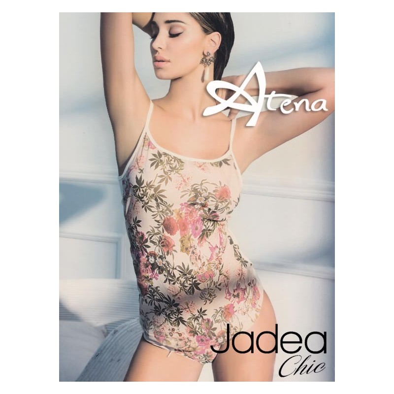 Jadea 4638 Coordinato Top Fiori Chiffon
