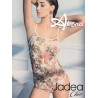 Jadea 4638 Coordinato Top Fiori Chiffon
