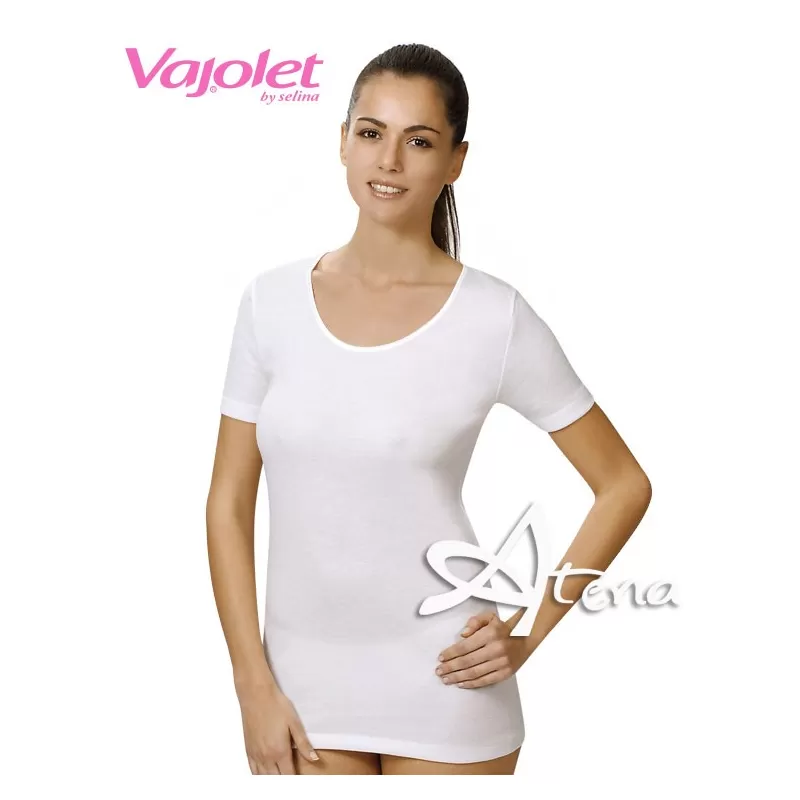 T-shirt liscia bordi raso Vajolet 4418 Conf. 3PZ