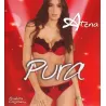 Reggiseno rosso e brasiliana P0510C Pura