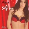 Reggiseno rosso e brasiliana P0510C Pura