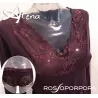 RossoPorpora set manica lunga CD621
